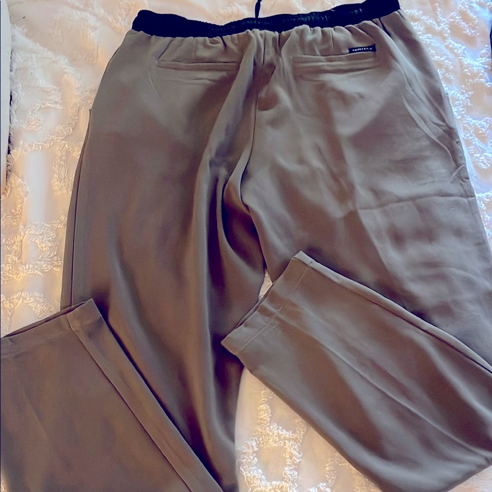 Sanctuary dress pants olive Green Drawstring dress Pants Nordstrom size small
